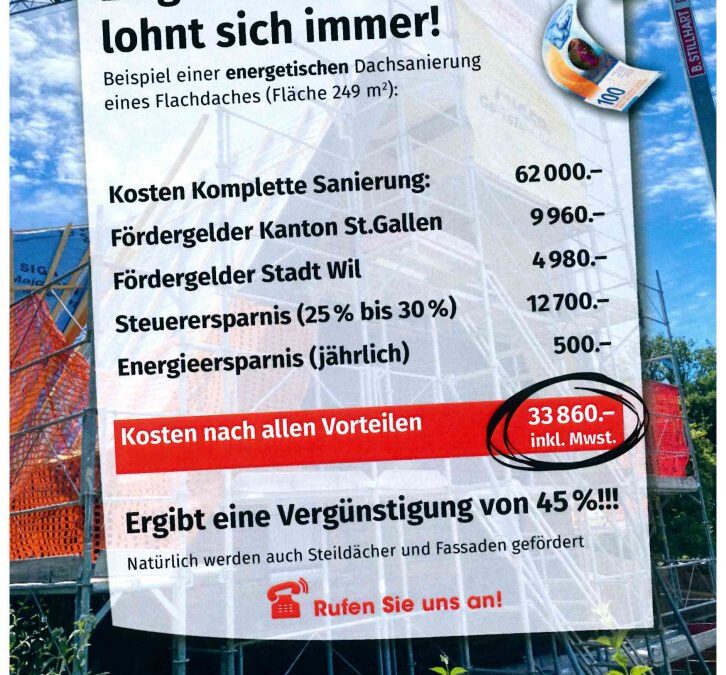 Jetzt profitieren