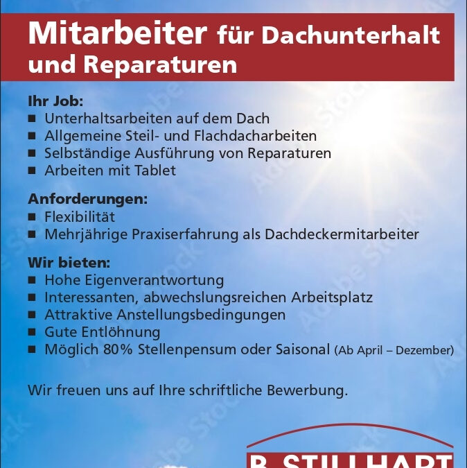 Wir suchen Dich!